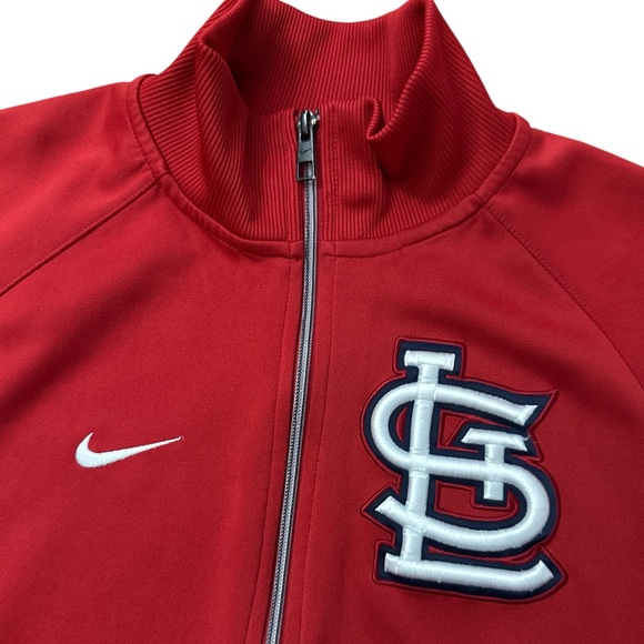 Nike Jackets & Blazers - St Louis Cardinals Nike Women’s Full Zip Jacket Size Small Swoosh Logo MLB Cards